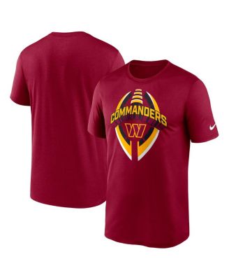 Nike - Men's Burgundy Washington Commanders Legend Icon Performance T-Shirt