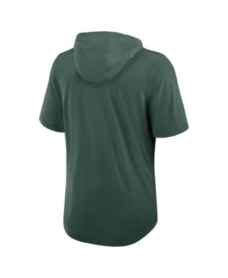 Men's Green Green Bay Packers Lockup Tri-Blend Hoodie T-Shirt