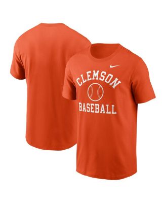 Nike - Men's Orange Clemson Tigers Essential Baseball Arch T-Shirt