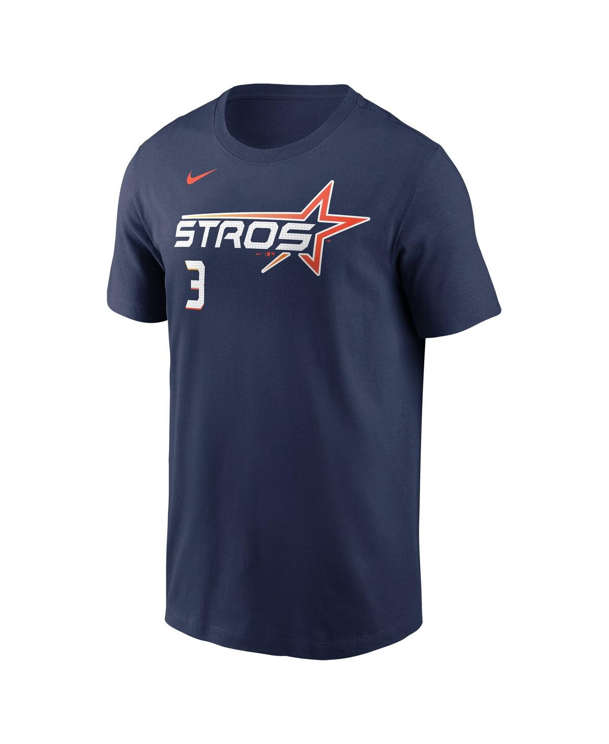 Nike Men's Jeremy Pena Navy Houston Astros 2025 City Connect Fuse Name Number T-shirt In Blue