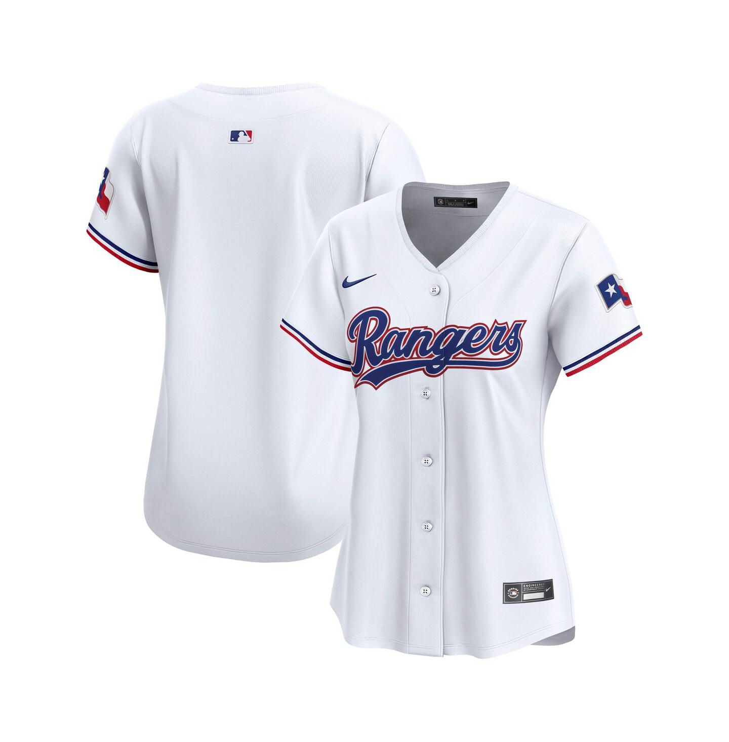 Женский топ Nike White Texas Rangers Home Limited Jersey — фото 1