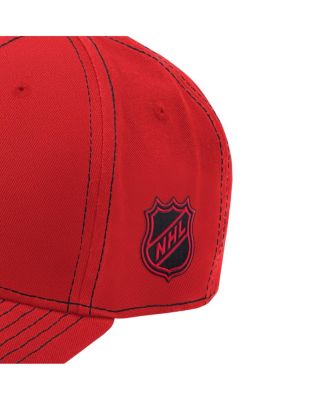 Men's&nbsp;Red New Jersey Devils Sphere II Curved Starfit Adjustable Hat