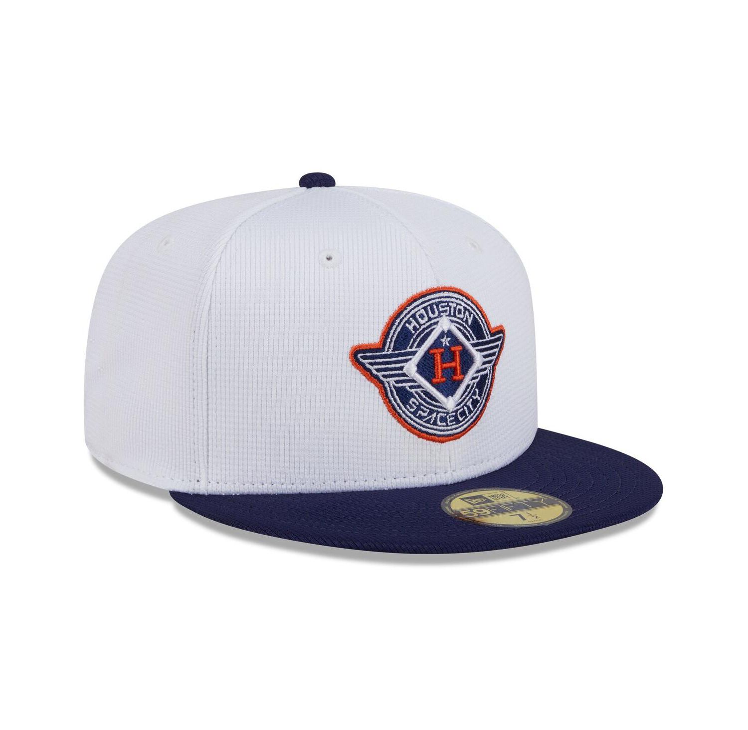 Men's White/Navy Houston Astros 2025 City Connect Batting Practice 59FIFTY Fitted Hat