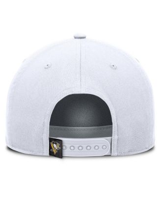 Men's White Pittsburgh Penguins Rope A-Frame Adjustable Hat