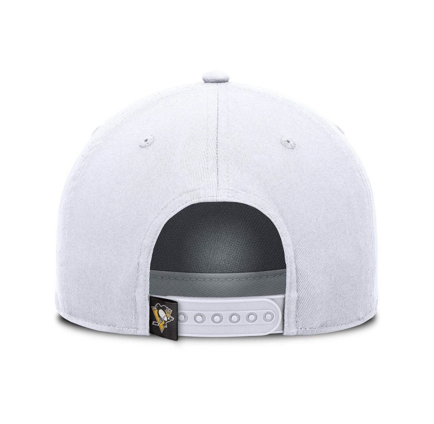 Men's White Pittsburgh Penguins Rope A-Frame Adjustable Hat