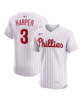 Nike - Men's Bryce Harper White Philadelphia Phillies Home Elite Jersey
