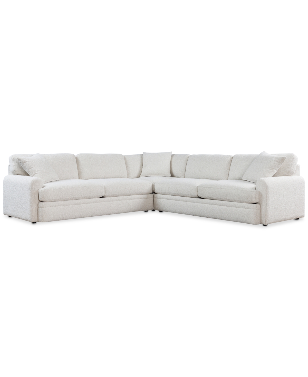 Macy's Brendy 3-pc. Fabric L Sectional, Exclusively At