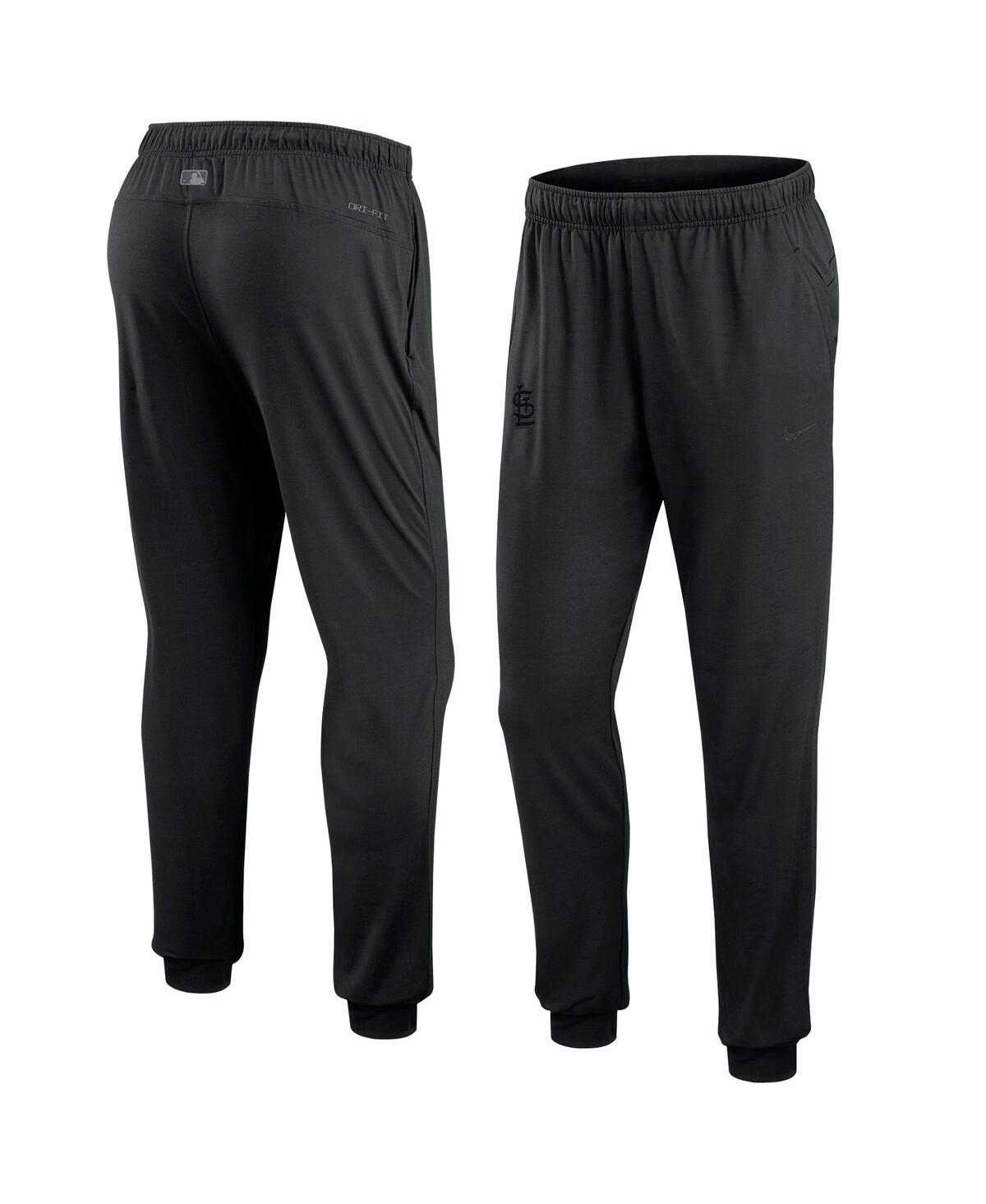 NIKE MEN'SÂ BLACK ST. LOUIS CARDINALS BIG TALL PERFORMANCE TRAVEL PANTS 