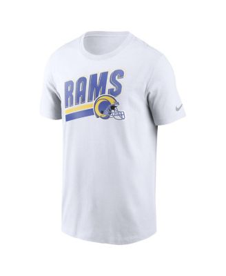 Men's White Los Angeles Rams Essential Blitz Lockup T-Shirt