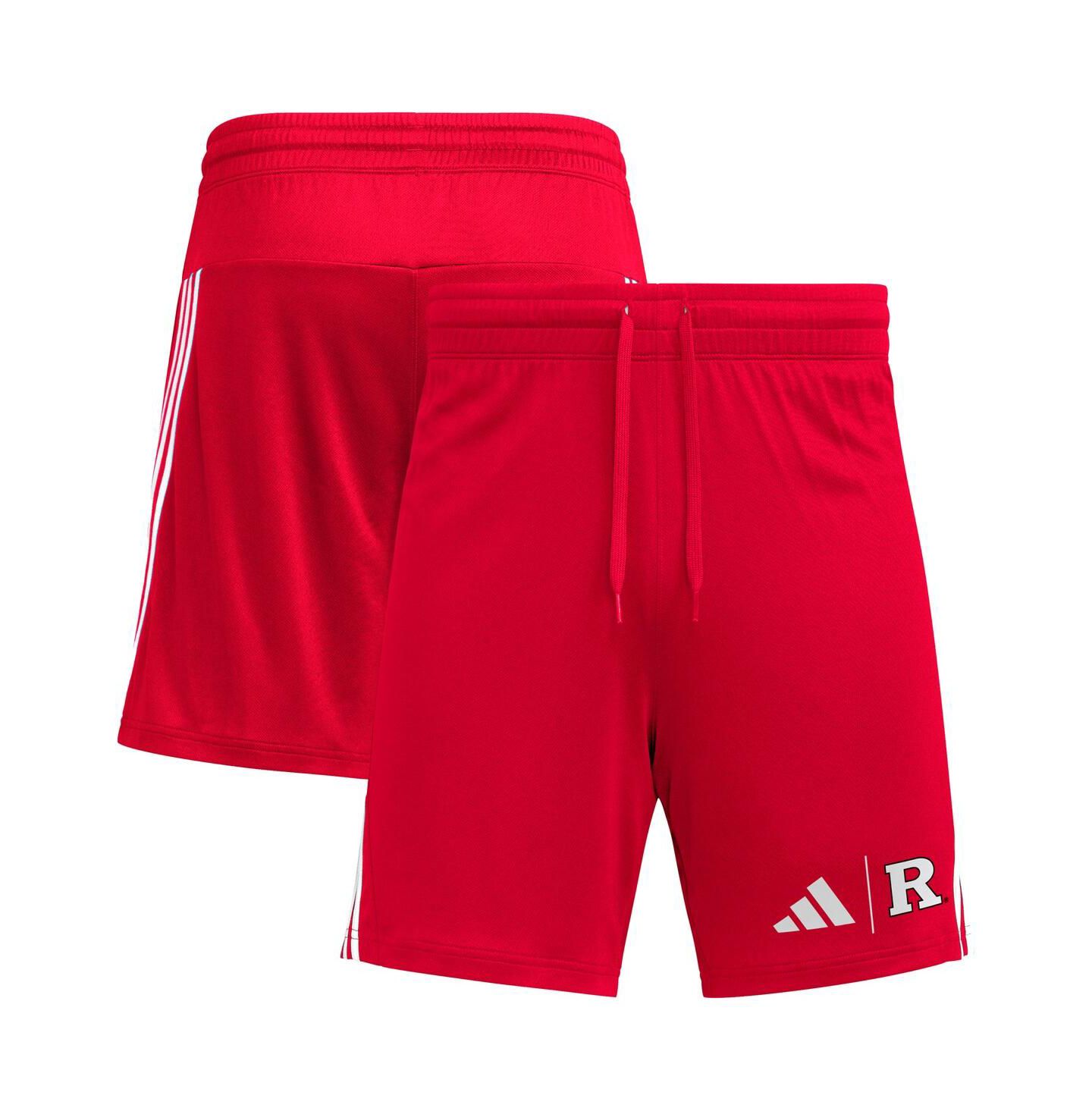 Мужские шорты adidas Scarlet Rutgers Scarlet Knights Aeroready 7" — фото 1
