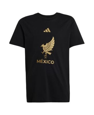 adidas - Big Boys and Girls Black Mexico National Team 2025 Third Jersey DNA Graphic T-Shirt