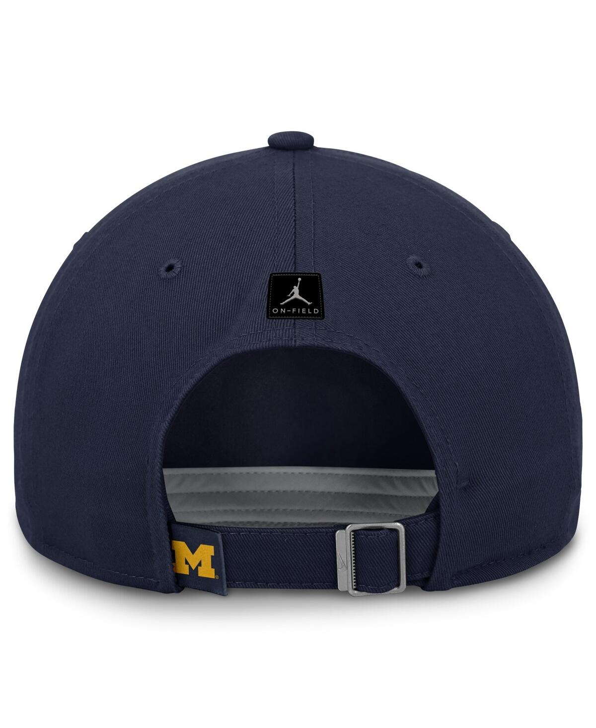 JORDAN MEN'S NAVY MICHIGAN WOLVERINES CLUB TRI-GLIDE ADJUSTABLE HAT 