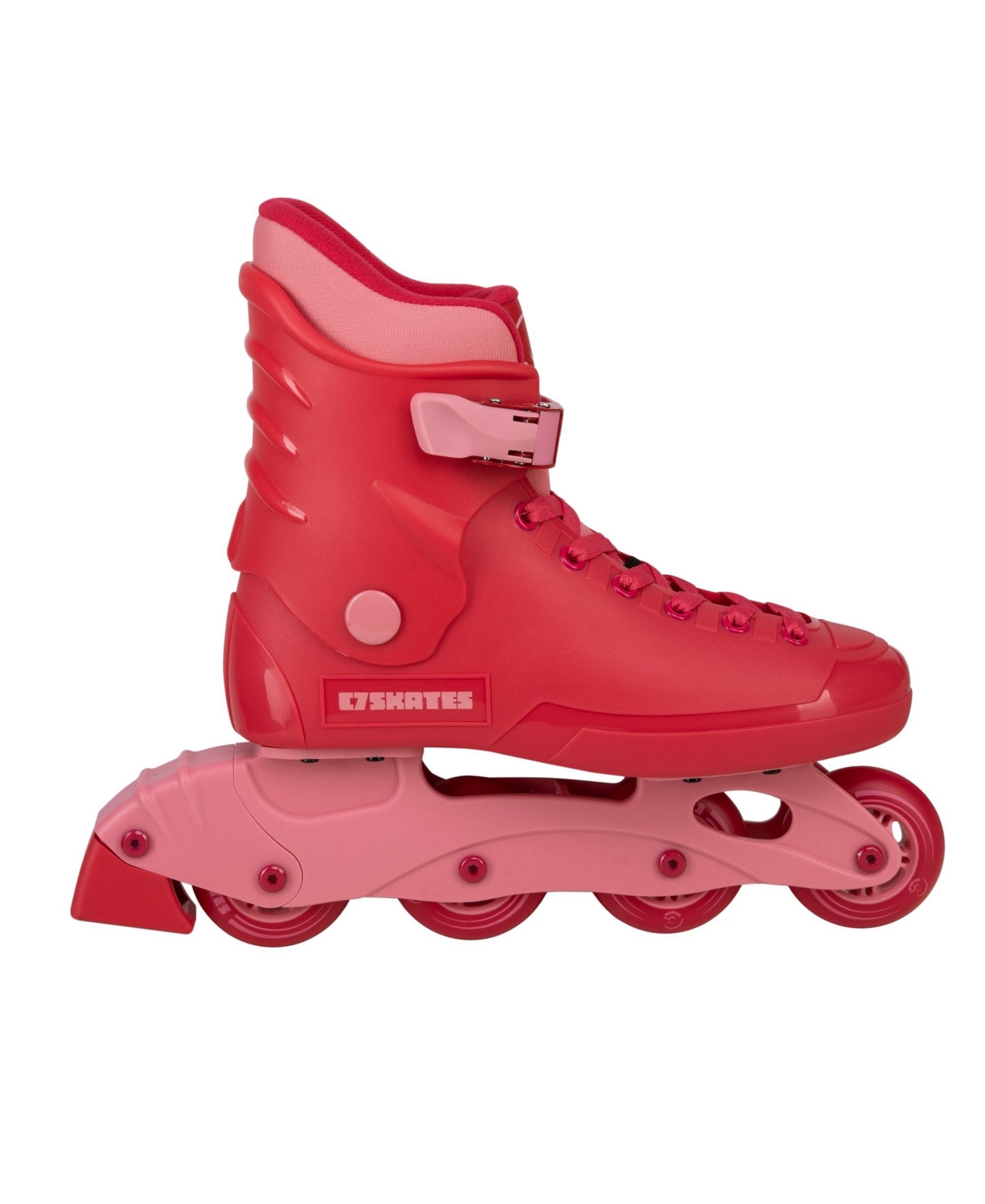 Nostalgic Impulse Adult Inline Skates (Red Hot, Women's 11 / Men's 10) - Red hot