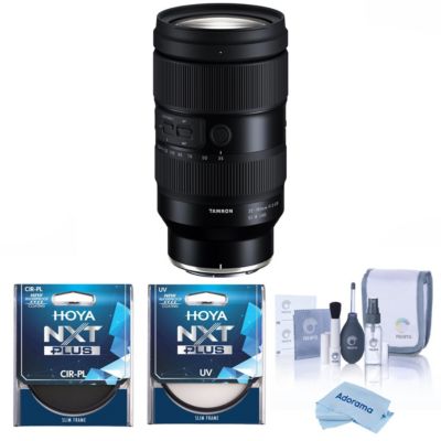 35-150mm f/2-2.8 Di III VXD Lens for Nikon Z Bundle with Hoya 82mm UV and CPL Filters, Cleaning Kit, Cleaning Cloth