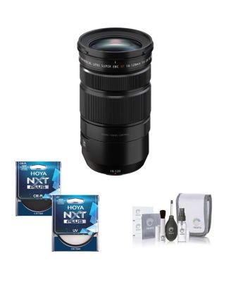 XF 18-120mm f/4 LM PZ WR Lens, Black, Bundle with Tiffen 72mm UV and CPL Filters