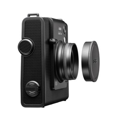 Instax WIDE Evo Hybrid Instant Camera, Bundle 20-Pack Film, 128GB Micro SD Card, Camera Shoulder Bag