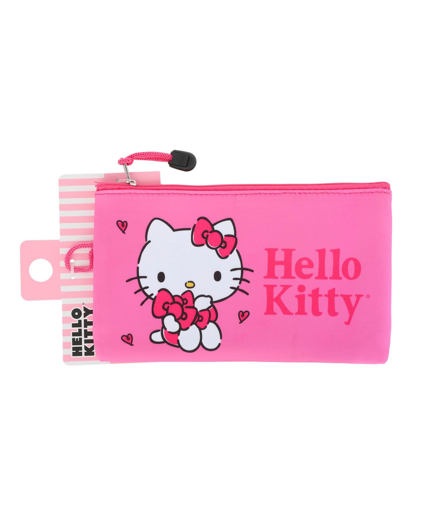 Сумка Hello Kitty Makeup Bag Official License, Pink Neoprene Zip Pouch for Travel, Sanrio Travel Gifts — фото 6