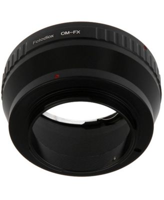 Lens Mount Adapter for Olympus Zuiko (OM) 35mm SLR Lens to Fujifilm Fuji X-Series Mirrorless Camera Body