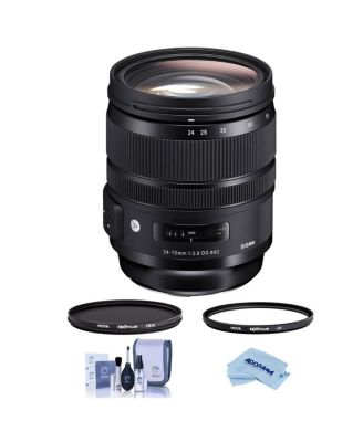 24-70mm f/2.8 DG OS HSM IF ART Lens for Canon EF, Bundle with Tiffen UV and CPL Filters