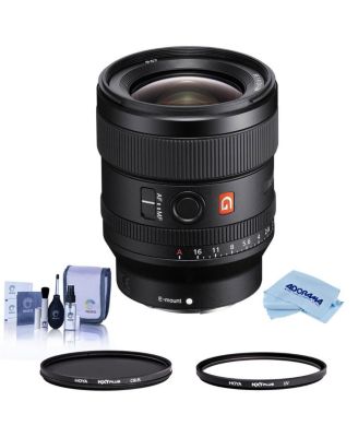FE 24mm f/1.4 GM Lens for Sony E, Bundle with Hoya NXT Plus 67mm UV+CPL Filter Kit, Cleaning Kit, Cleaning Cloth