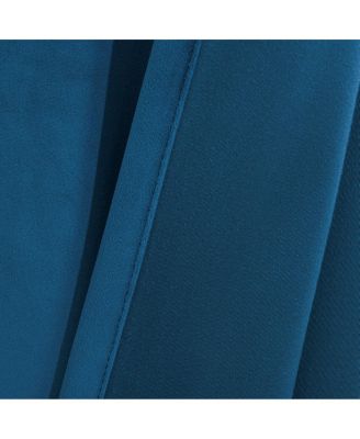 Heavyweight Velvet Grommet Curtain Panels (Set of 2), 52" W x 63" L