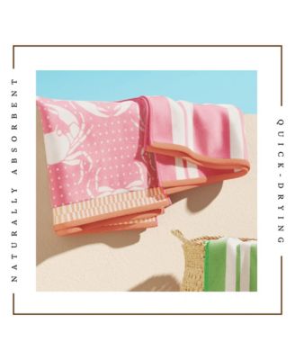 100% Cotton Jacquard 2 Pack Summer Beach Towels