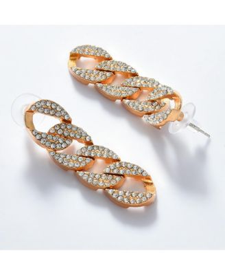 Women's Chainlink Drop Earrings