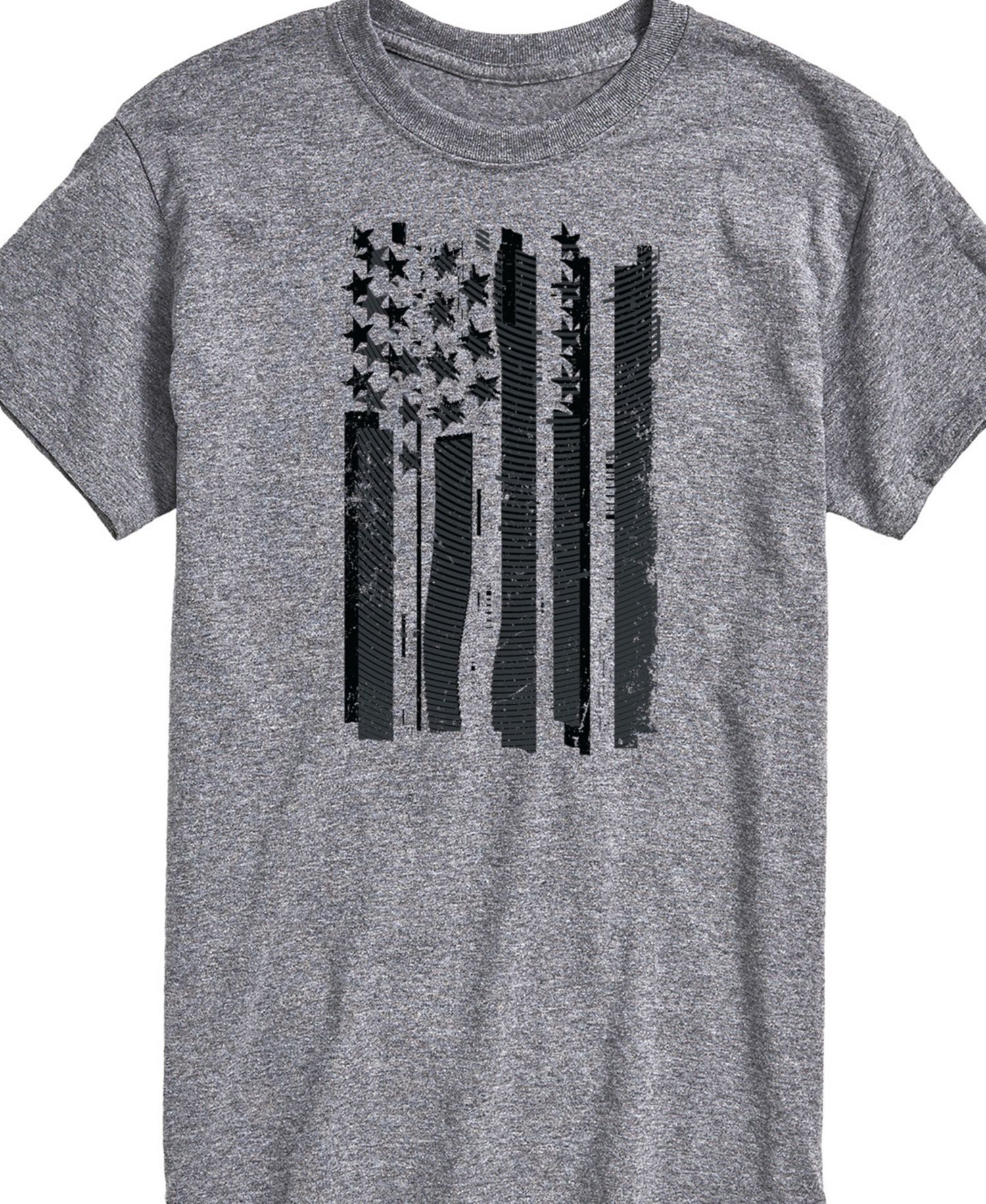 Men's Glitch American Flag Short Sleeve T-Shirt