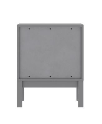 Samuel Kids Double-Drawer Night Stand With Solid Wood Frame