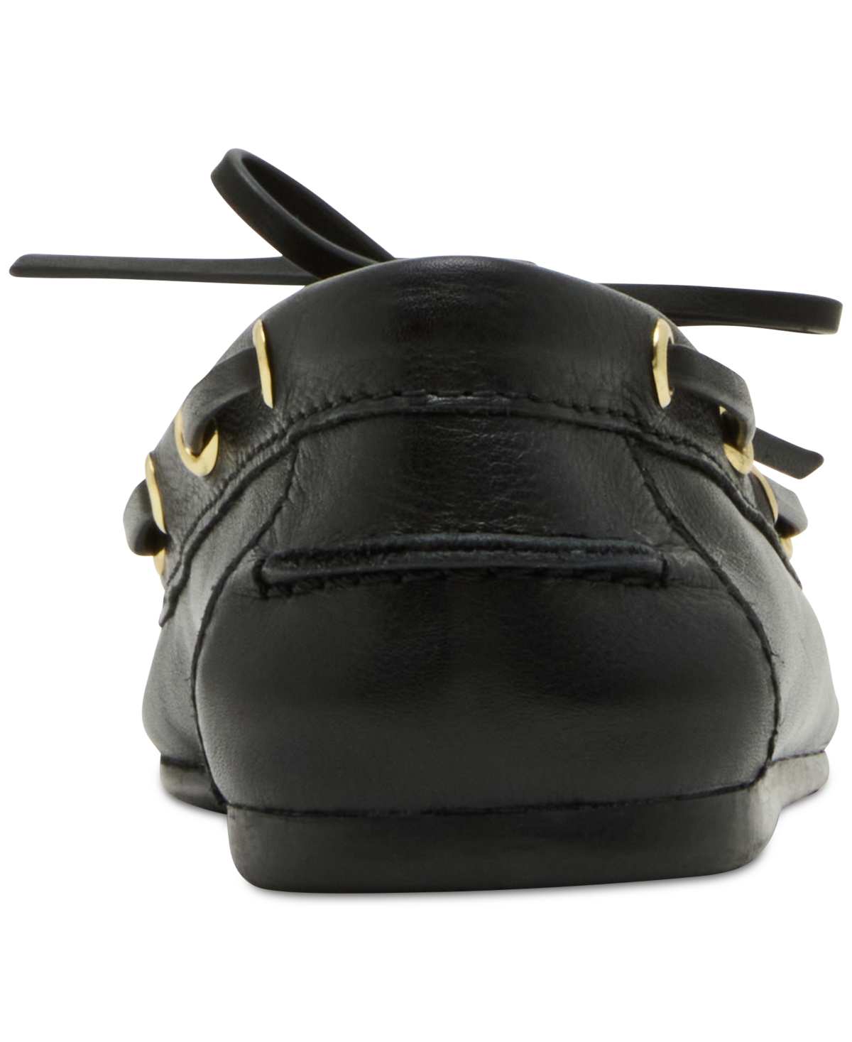 Steve Madden Women's Sag Soft Boat Shoe Loafer Flats In Black
