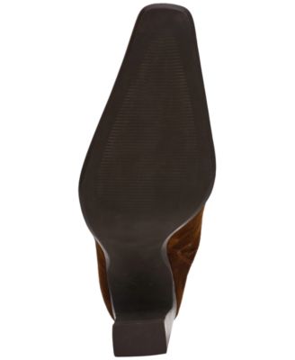 Women's Houston High-Heel Snip-Toe Western Mule Pumps