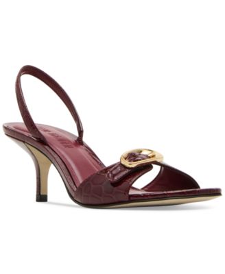 Steve Madden - Women's Henrietta Kitten-Heel Dress Sandals