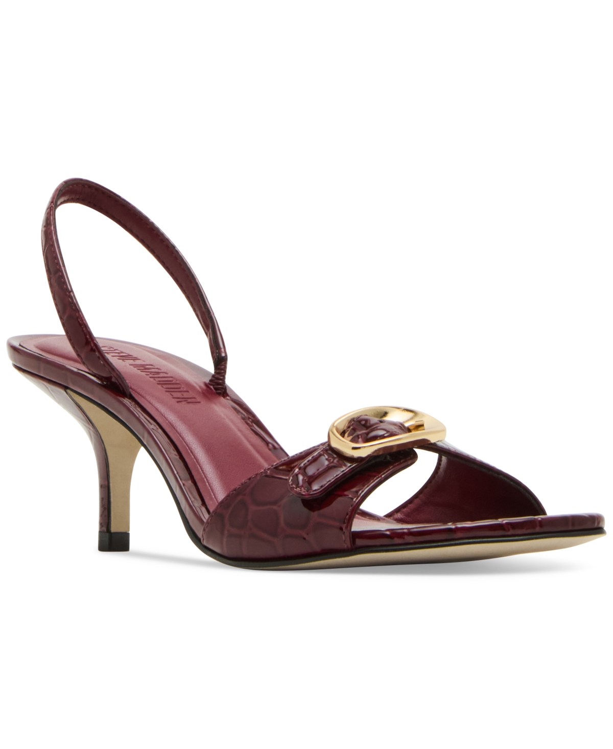 Steve Madden Women's Henrietta Kitten-heel Dress Sandals