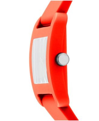 Women's City Sport Red Silicone Strap Watch, 37mm