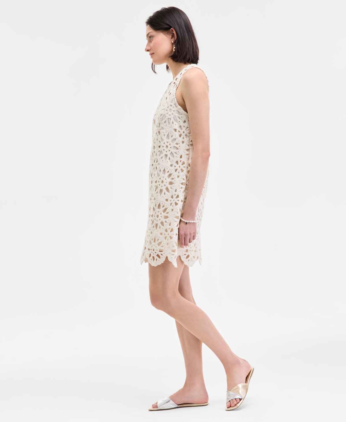 On 34th Women's Crochet Mini Dress, Exclusively At Macy's