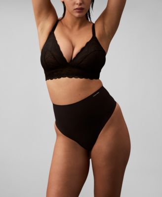 Women's Second Skin Light Smoothing Thong Underwear QF8155