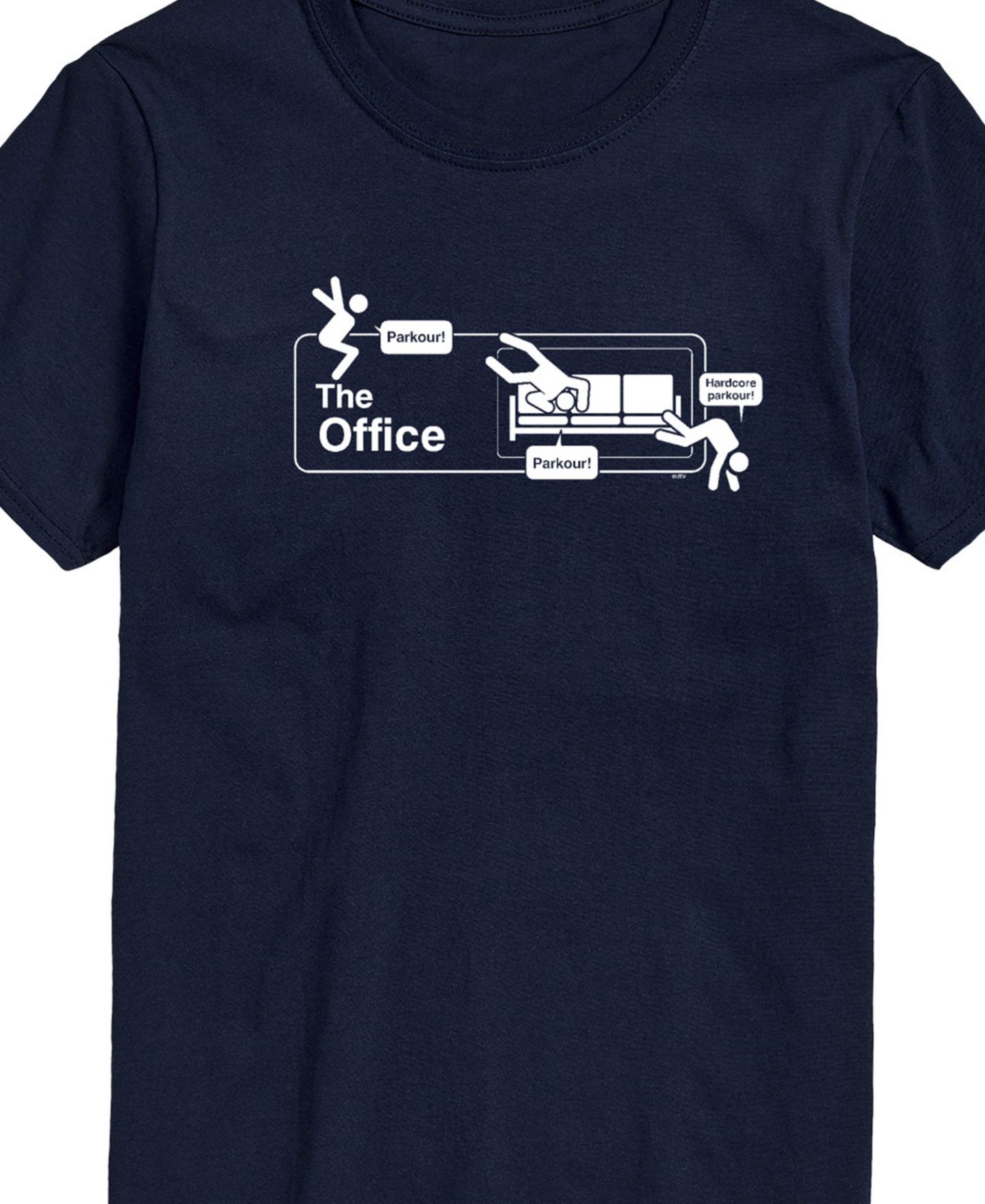 Мужская футболка AIRWAVES The Office Logo Short Sleeve, цвет: Синий — фото 2