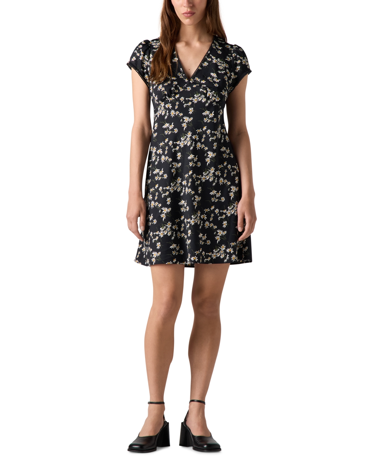 Levi's Myla Short Sleeve Dress In Blue