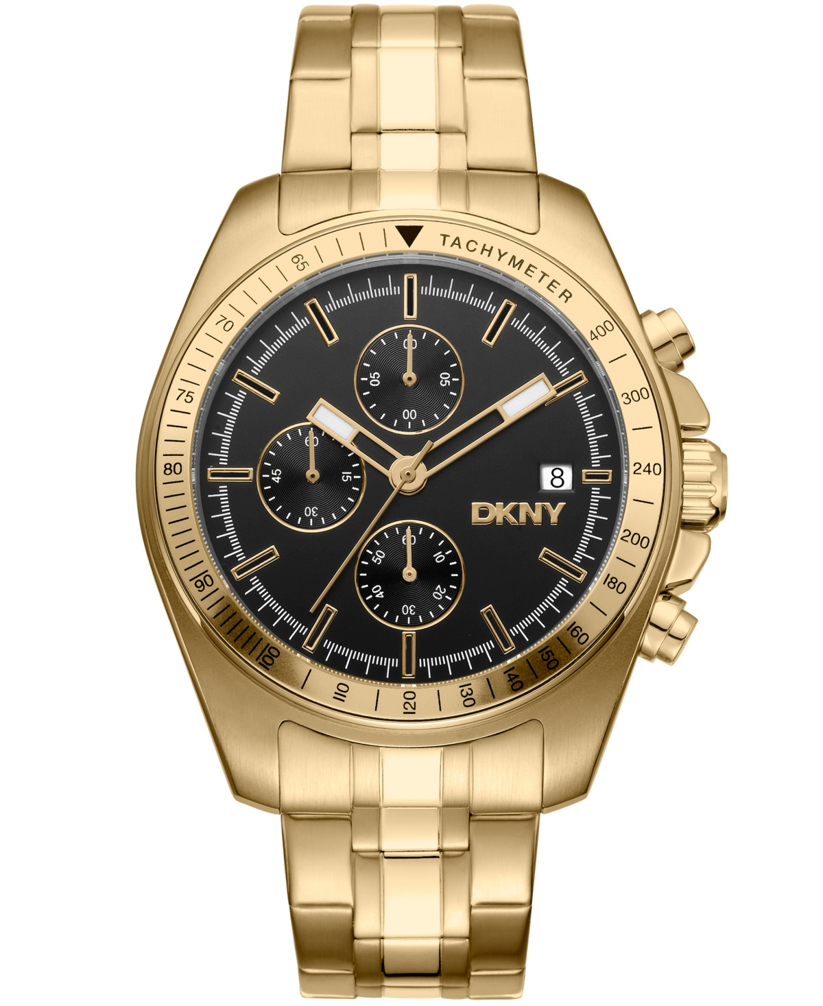 Men's Central Park Chronograph Gold-Tone Stainless Steel Bracelet Watch, 42mm - Gold