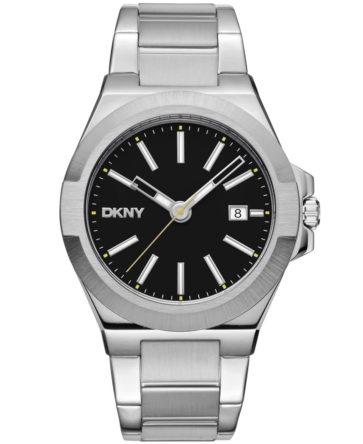 Men's Modernist Stainless Steel Bracelet Watch, 42mm - Silver