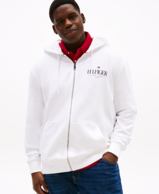 Tommy Hilfiger - Men's Big & Tall Zip Logo Hoodie