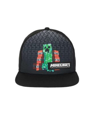 Boys Charged Creeper Youth 2-Pack Curved Bill Snapback Hat & Bi-Fold Wallet Combo Set