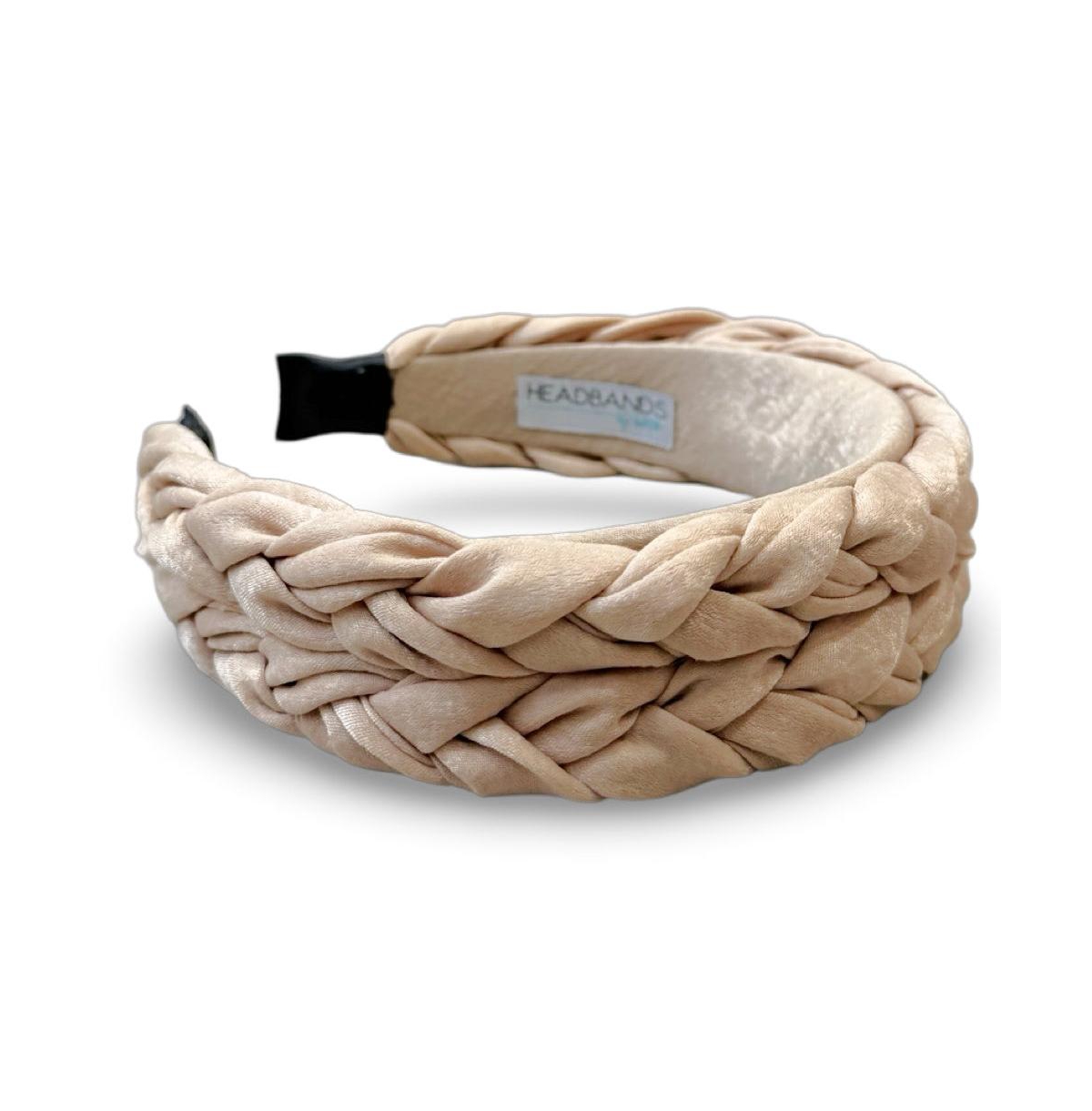 Women's Blushing Braid Headband - Taupe - Taupe