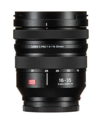 Panasonic Lumix S Pro 16-35mm F4 Wide Zoom Lens, Full-Frame L Mount, Dust/Splash/Freeze-Resistant for Lumix S Series Mirrorless Cameras