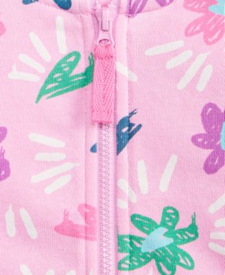 Toddler Girls Graffiti-Print Zip Hoodie, Exclusively at Macy's