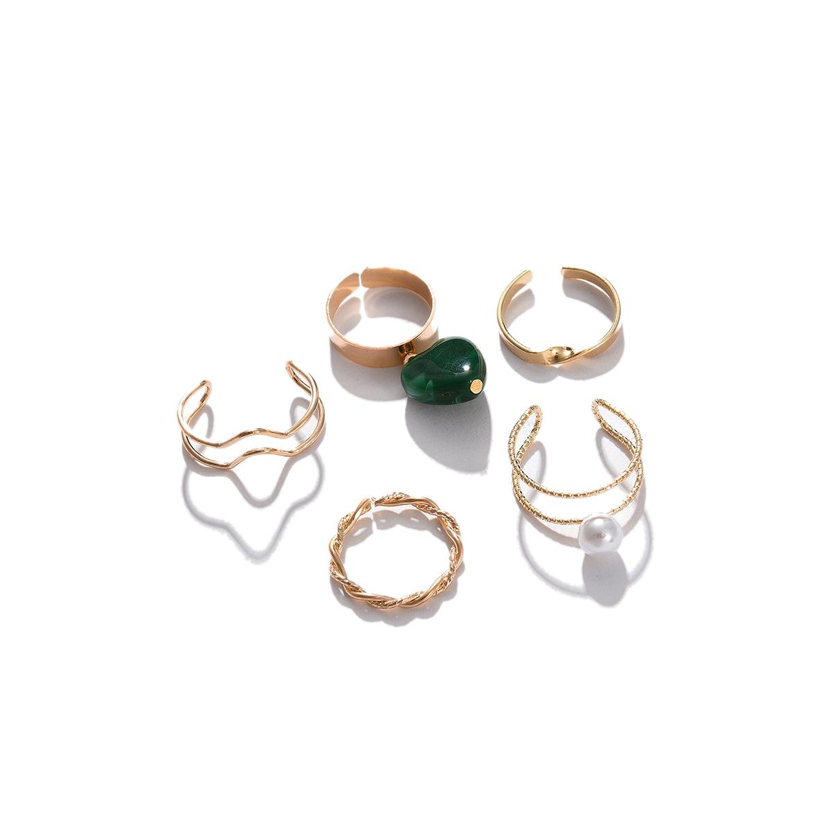 Women's Minimal Multi-Layer Ring - Gold