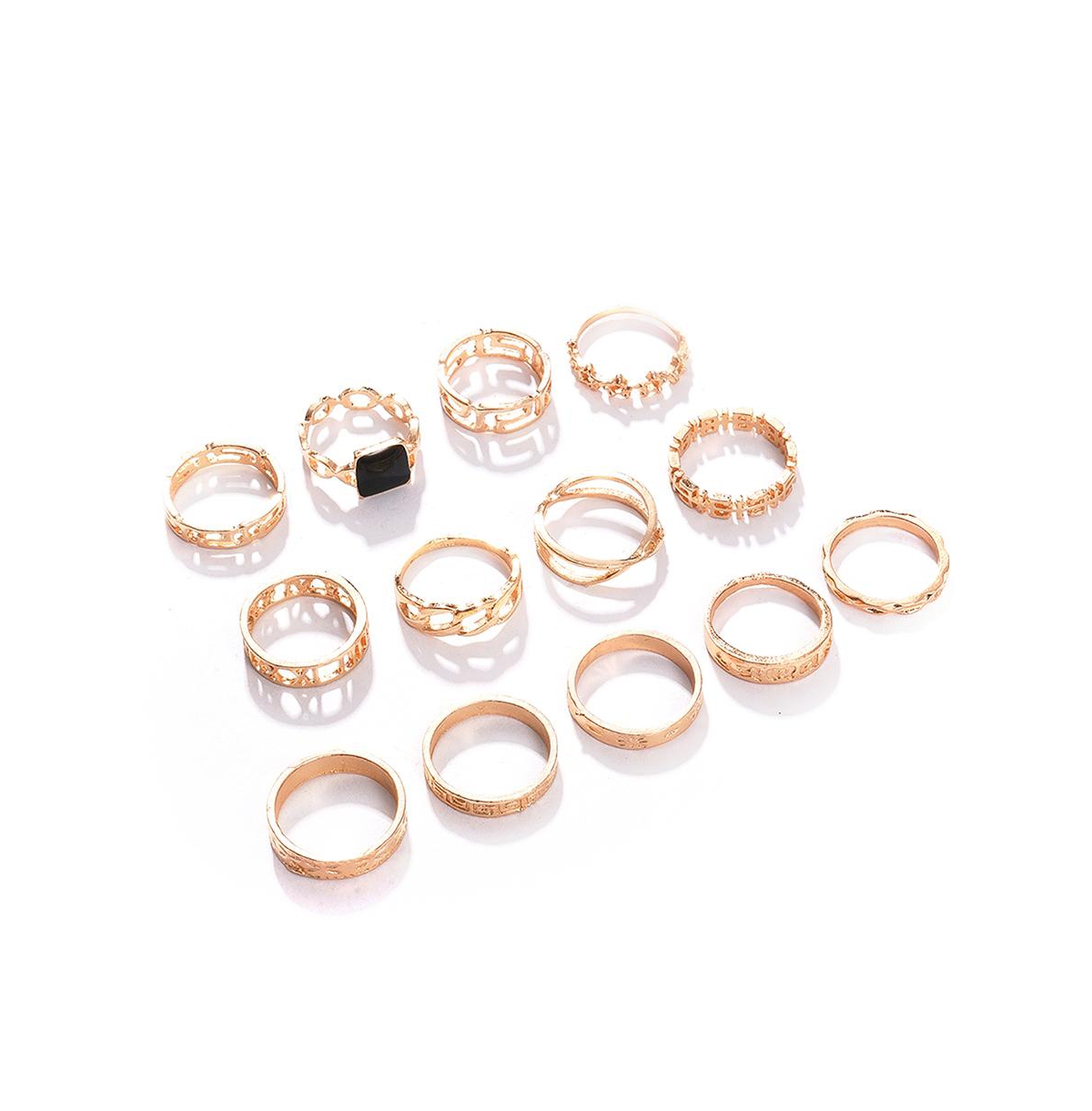 Women's Minimal Multi-Layer Ring - Gold