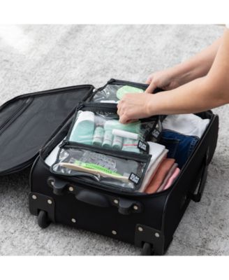 Rich and Bougee Clear Travel Bags, 3 Pack	