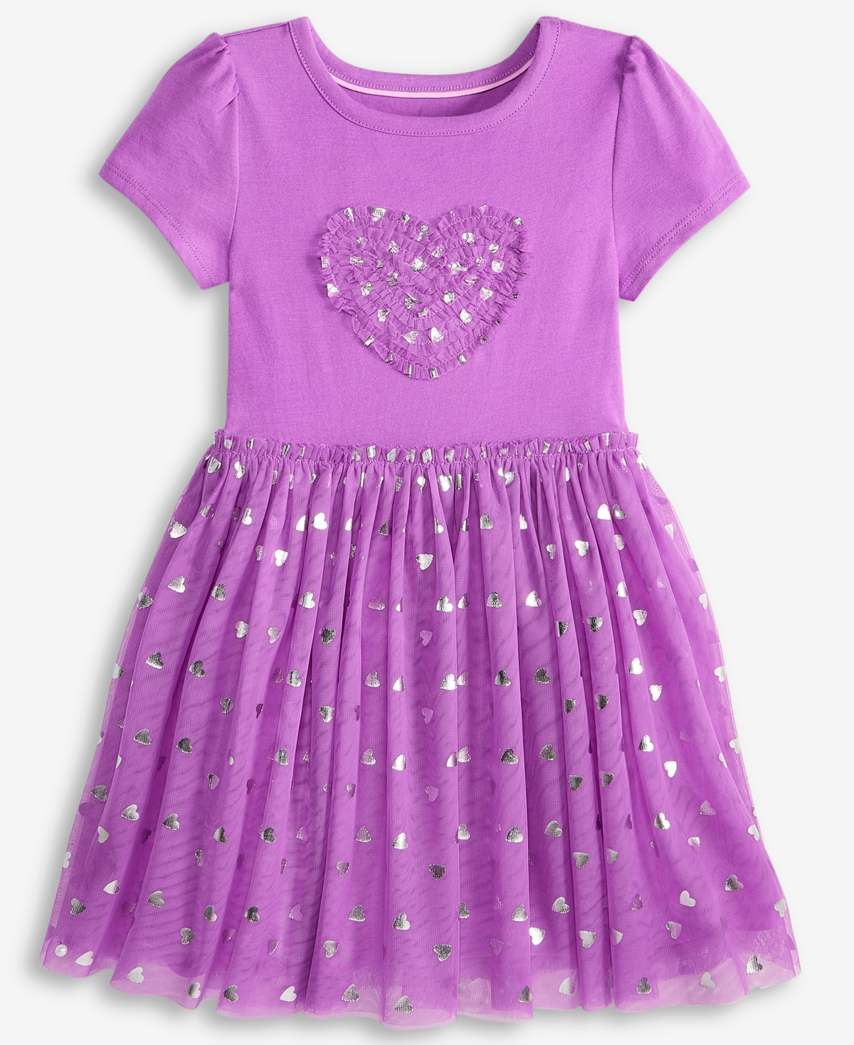 Epic Threads Toddler Girls Foil Heart Tutu Dress, Exclusively At Macy's