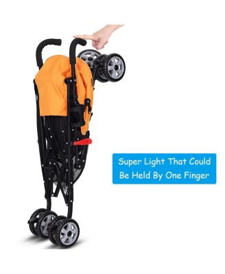 Toddler Folding Lightweight Umbrella Travel Stroller w/ Storage Basket